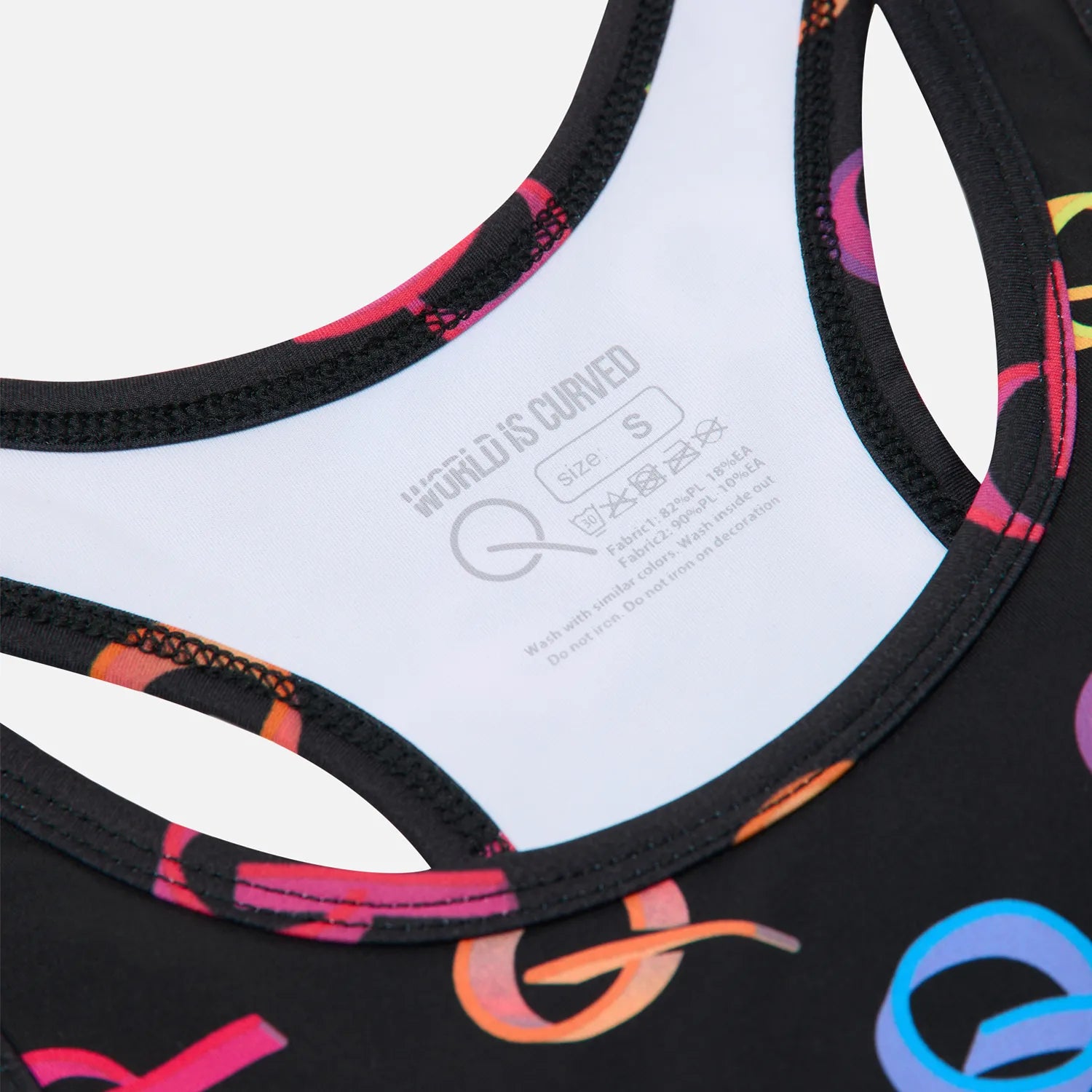 WORLD IS CURVED™ Splash Sports Bra